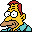 Simpsons Family Middle Aged Grandpa Simpson Icon